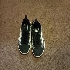 Black Checkered Women's Vans